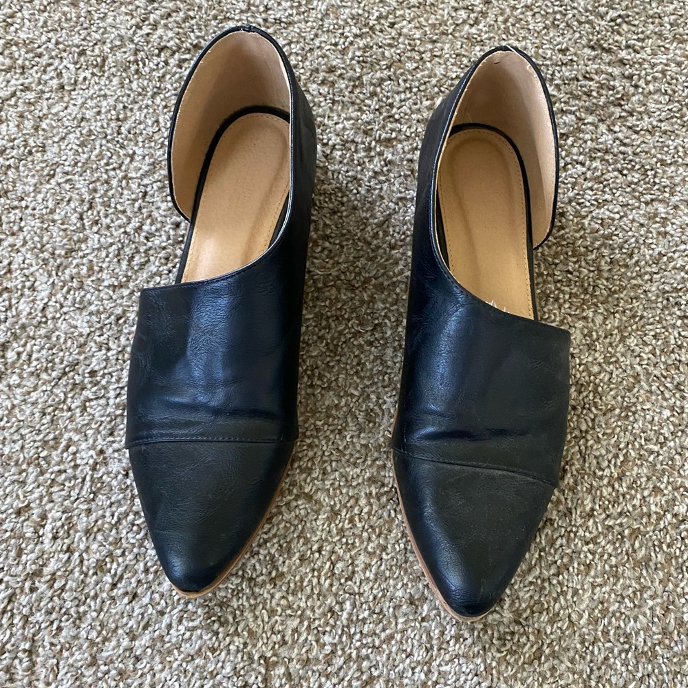 Black sz10 mules